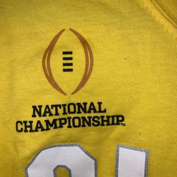 Nike Oregon Ducks Men's Claim the Game T Shirt Size M NEW Yellow Championship - Picture 4 of 6